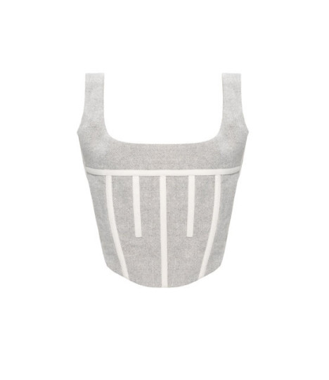 Corset WHITE TWEED