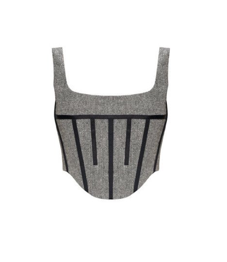 Corset BLACK TWEED