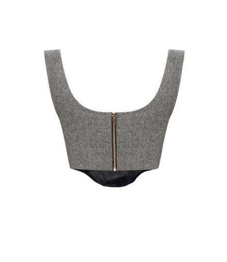 Corset BLACK TWEED