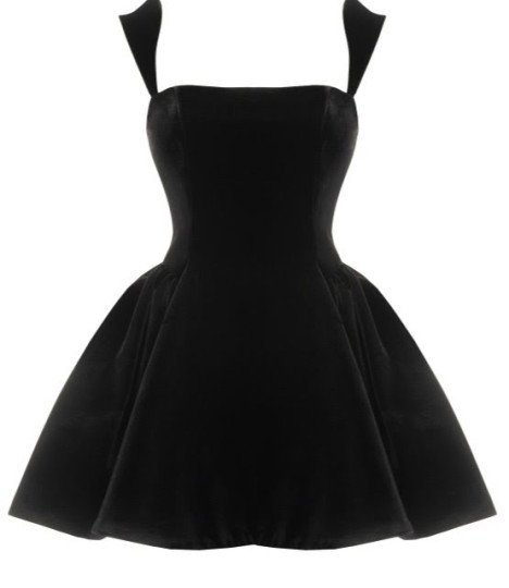 Dress OKSAMUT BLACK