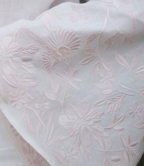 Linen embroidered shirt GANUSYA